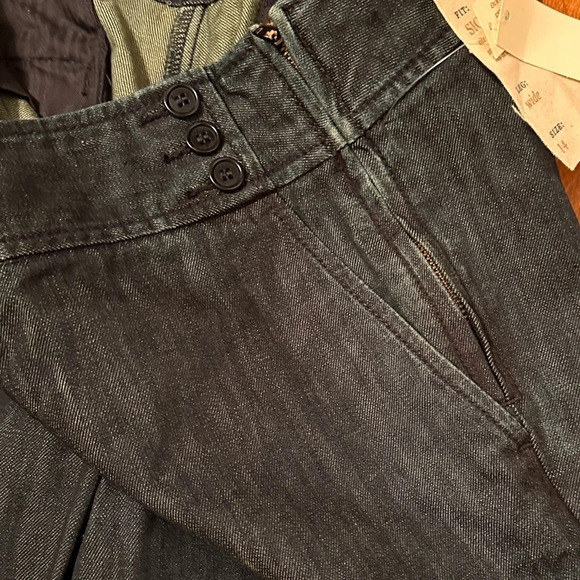 NWT Talbots wide leg jeans, size 14 - Picture 5 of 6
